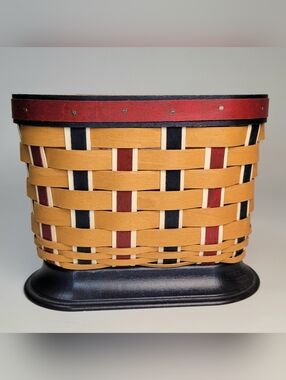 Longaberger Americana 2016 American Spirit Basket Oval w/ Liner 5.5"H